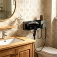 thumbnail image 6 of Hair Dryer Holder No Drill Wall Mounted Bathroom Organizer for Hair Dryer, Flat Iron, Curling Iron, 6 of 6