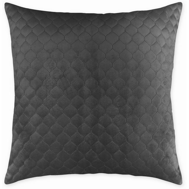 Oreiller décoratif en velours matelassé hometrends