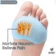 thumbnail image 1 of 2024 New Metatarsal Pads For Womend Men, 4pairs Ball Of Foot Cushions For Metatarsalgia Neuroma Mortons Neuroma Pads Atrophy Fast, 1 of 4