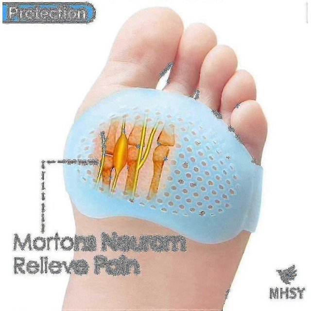 2024 New Metatarsal Pads For Womend Men, 4pairs Ball Of Foot Cushions For Metatarsalgia Neuroma Mortons Neuroma Pads Atrophy Fast