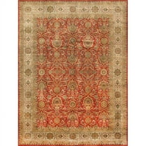 Pasargad Home Baku Collection Hand-Knotted Lamb's Wool Area Rug 9' 2" X 12' 0"