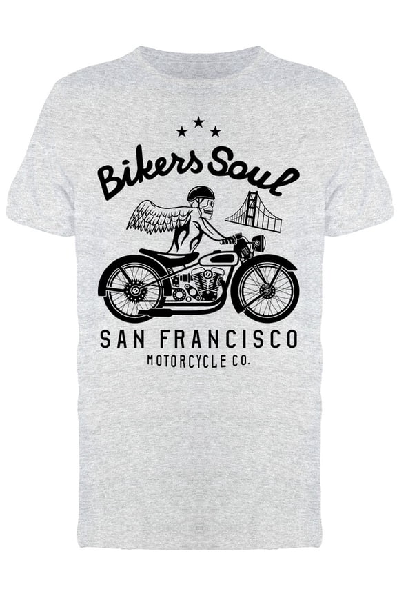 Skeleton Bikers Soul Sf Tee Men's -Image by Shutterstock
