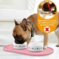 thumbnail image 3 of Dog Food Mat Anti-Slip Bowl Mats for Food and Water, High-Lips Waterproof Pet Placemat Prevent Messy Spills to Floor, Silicone Puppy Feeding Trays ，12" x 19", 3 of 7