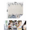 thumbnail image 4 of Thanksgiving Cloth Napkins Set of 4 Reusable Dinner Napkins, Fall Country Blue White Pumpkin Leaves Cocktail Napkin Washable Table Napkins for Wedding/Holiday Party/Baby Shower 20"x20", 4 of 7