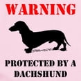 thumbnail image 2 of CafePress - Protected By A Dachshund Body Suit - Long Sleeve Cotton Baby Bodysuit, 2 of 4