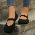 thumbnail image 5 of Women's Mary Jane Ballet Flat Shoes Arch Support Dressy Knit Work Loafers Casual Office Walking Shoes, 5 of 8