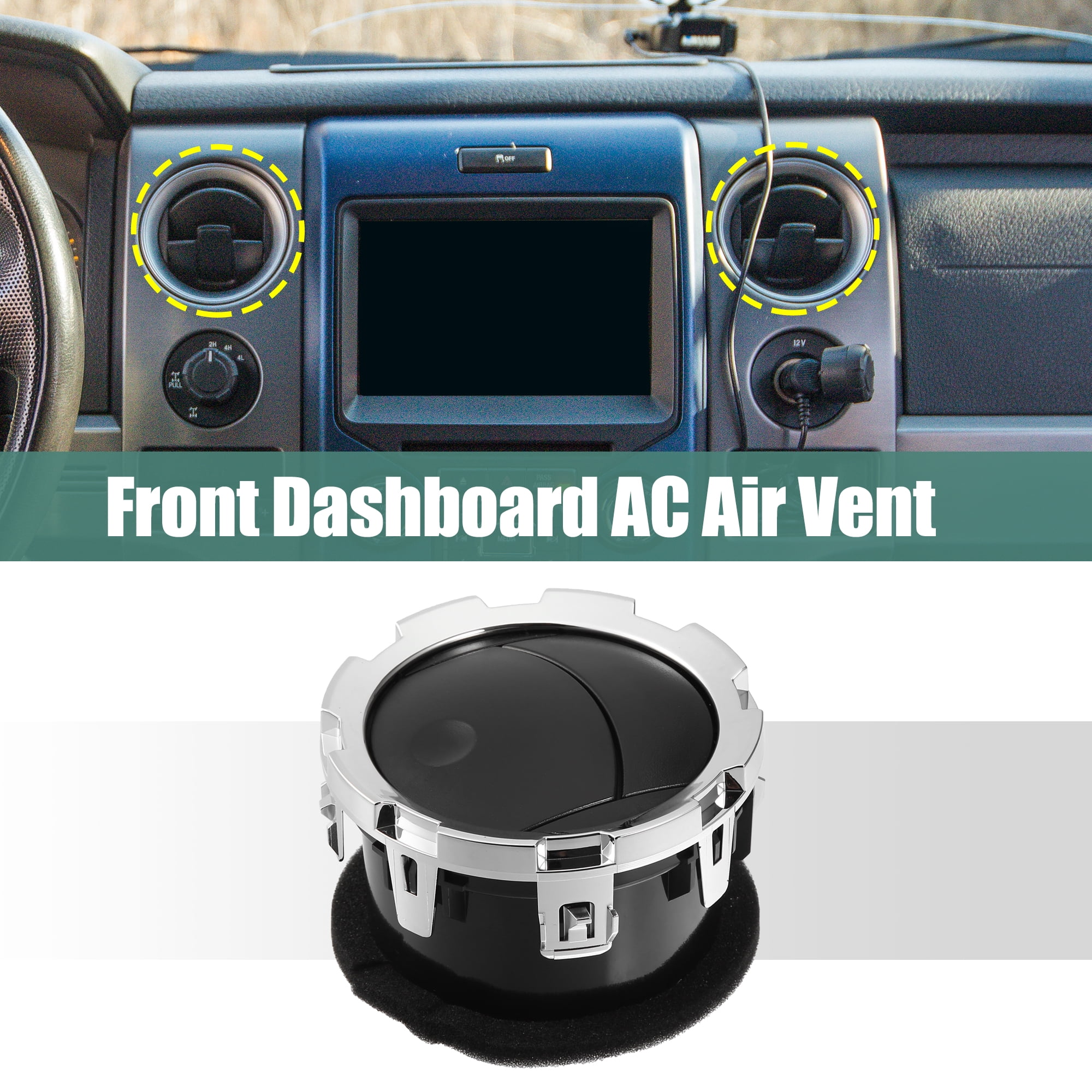 Unique Bargains AC Air Vent 8C3Z19893BA for Ford F-250 Super Duty 08-10 4 Pcs