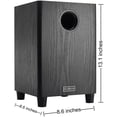 thumbnail image 3 of 6.5 Inch Passive Subwoofer, 100W Power Heavy Bass Powerful Sound Synthetic Fiber Wood Material, Passive Speaker for Home Theater Party Plug and Play, 3 of 8
