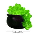thumbnail image 3 of Green Light Bubble Witch Cauldron DIY Set Halloween Decorations Indoor LED Light Up Bubbling Cauldron Pot Witch Cauldron for Table Mantle Kitchen Party Home Decor, 3 of 6