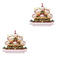 thumbnail image 3 of Ounissouiy Animal Árbol de Navidad Adorno colgante Chimenea Puerta Oficina Hotel Decoración del hogar Colgante decorativo 6 Animales 6 animales 2Conjunto, 3 of 6