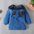 thumbnail image 6 of Chenyin Kids Baby Fleece Hooded Jacket for Boys Girls 9 Months-6 Years Plush Zipper Trench Coat Fall Winter Thickened Outerwear Windbreaker Jackets for Toddler, 6 of 9