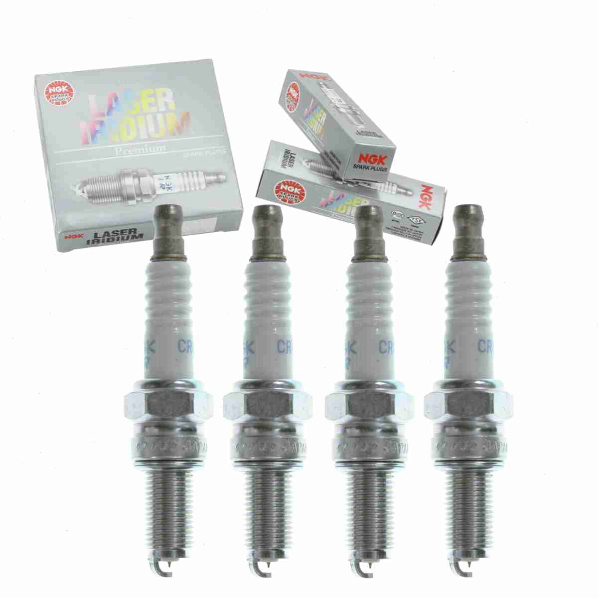 4 pc NGK 1989 Laser Iridium Spark Plugs for 1822A011 3441 9407