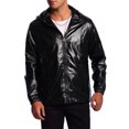 thumbnail image 4 of INSPIRE CHIC Holographic Jackets for Men's Long Sleeves Metallic Hoodie Coat, 4 of 5