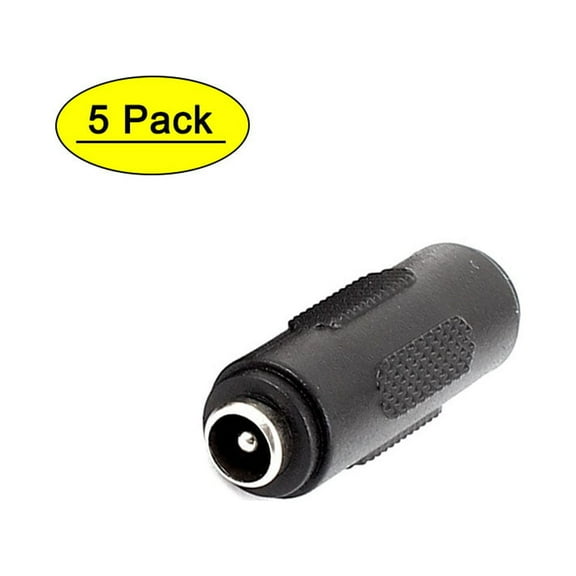 5Pcs DC Power Female to Female Jack Adapter 2.1x5.5mm Connector For CCTV Camera