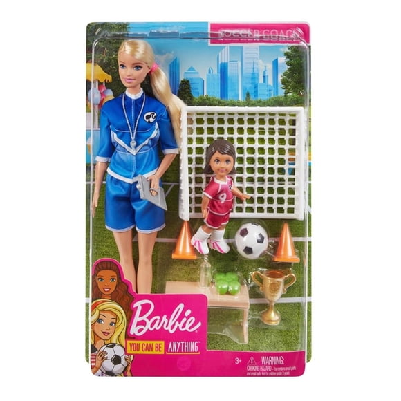 Muñeca Barbie Careers Maestra de Fútbol