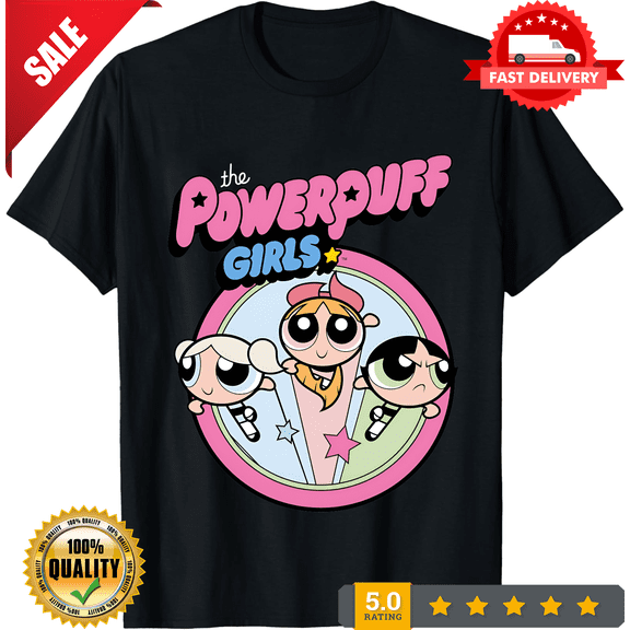 Powerpuff Girls The Girls Mens and Womens Short Sleeve T-Shirt, LIMITED EDITION-TH75061