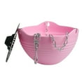 thumbnail image 2 of Ludlz Self-Watering Hanging Planters, Garden Flower Plant Pot Container, Hanging Basket Planter with Drainer and Chain for Indoor Outdoor Use 8in, 2 of 8