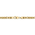 thumbnail image 3 of 14k Yellow Gold 20 Inch 5.25mm Byzantine Link Chain Necklace Pendant Charm, 3 of 8