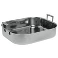 thumbnail image 2 of Bon Chef 60010CLD Stainless Steel Induction Bottom Cucina Rotisserie Pan, 10 Quart Capacity, 16-1/2" Length x 14-1/8" Width x 4" Height, 2 of 6