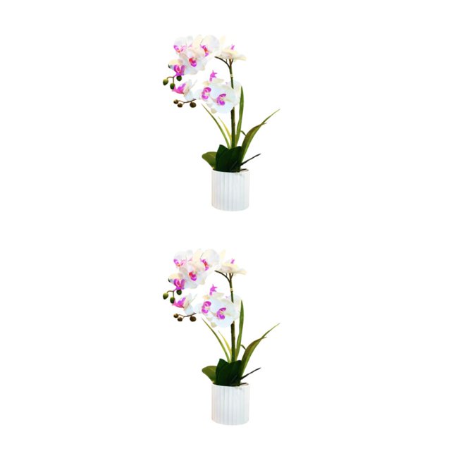 Bewildely Aspecto realista Planta artificial para ramos de boda y coronas Madres Bonsai artificial BF2312089 BF2312089 2piezas