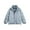 Blue, variant on Winter Coat Warm Insulated Jacket With Hood Windproof Outdoor Casual Long Sleeve Padded Overcoat For Cold Weather