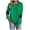 Green, variant on TTUHYWXI Halloween Shirts for Women Long Sleeve Crewneck Casual Dressy Tops Funny Graphic Halloween Fall Fashion Outfits Orange,XL