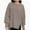 Coffeegrey, variant on Women Oversized Sweatshirts Crewneck Side Slit Pullover Long Sleeve Casual Tops