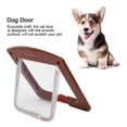 thumbnail image 3 of Puerta Con Solapa Para Perros Y Gatos, Interruptor Controlable De Color Café, Cuadrado PP, 3 of 7