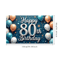 thumbnail image 3 of Colorful Design Happy Birthday Banner Decorative Balloons Party Backdrop for Birthday Party Milestone Celebration Event Decoration, 3 of 8