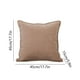 thumbnail image 3 of Cojín para sofá | Cojín lumbar para soporte de cintura y cuello | Funda de cojín de terciopelo con cremallera | Cojín decorativo de 45x45 cm para cama y sala de estar, 3 of 6