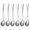 Silver, variant on OIUR 6Pcs Tiny Spoon Set Mini Stainless Steel Spoons for Salt Spice Jars Portable Seasoning Spoon for Powder Spices Sugar Coffee