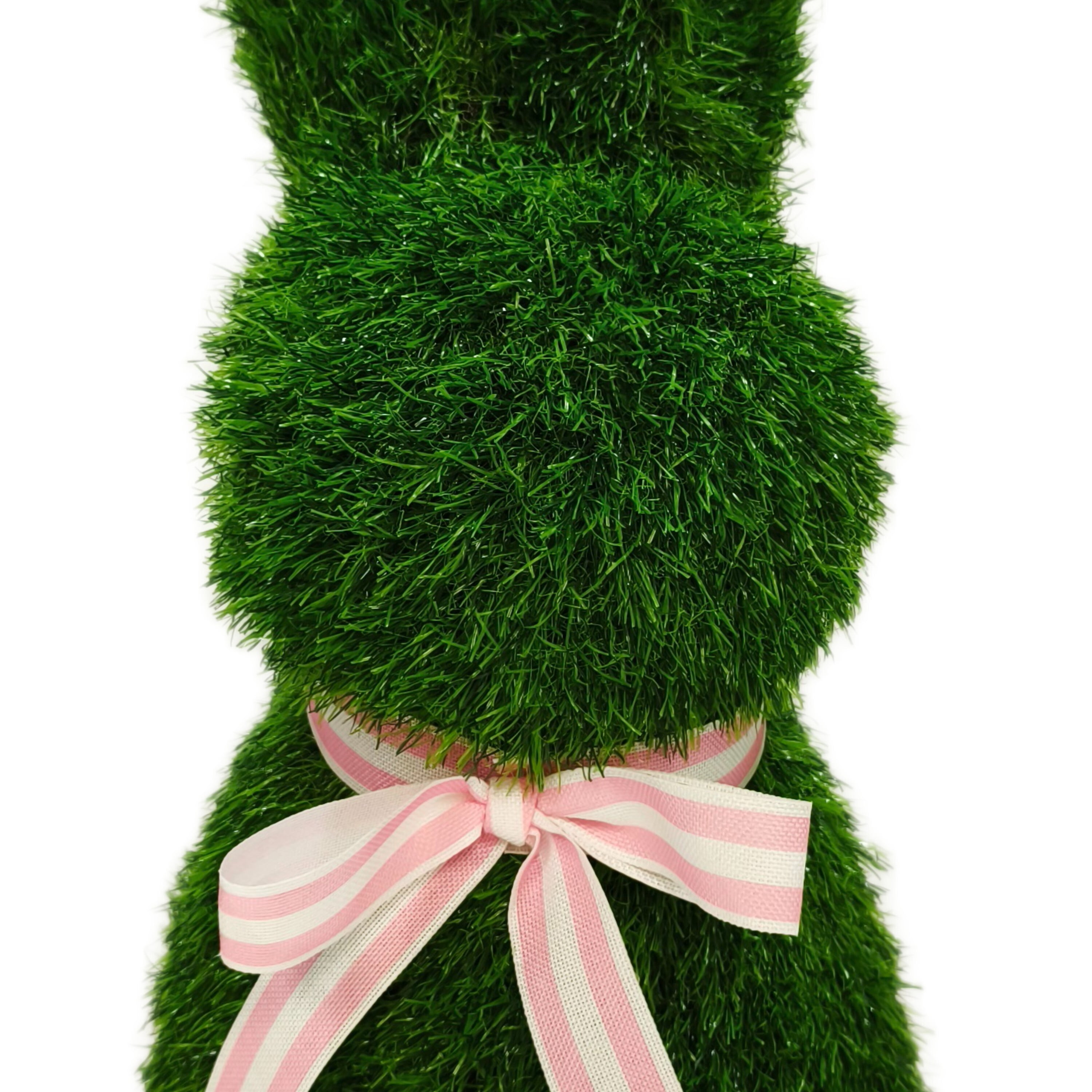 Faux Grass Sitting Bunny Tabletop Decoration, 24.5", Easter by Way To Celebrate
