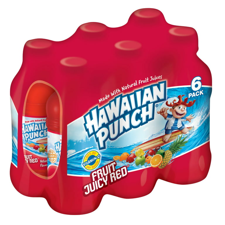 Hawaiian Punch Juice Drink Fruit Juicy Red - 6 pk