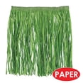 thumbnail image 5 of Beistle Adult Size Short Green Paper Grass Hula Skirt Luau Costume Accessory, One, 5 of 7