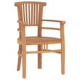 thumbnail image 2 of vidaXL 7 Piece Garden Dining Set Solid Wood Teak, 2 of 5