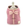 thumbnail image 4 of Pet Bowknot Harness+Leash Set for Small Dogs Penny Teddy Outdoor Clothing Color: gray Size:S, 4 of 8