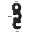 thumbnail image 5 of Hyasfey 20/48/80/100Pcs Aluminum Alloy Guyline Cord Adjuster Tent Tensioner Heavy Duty Outdoor Camping Hiking Backpacking Tent Wind Rope Buckle, 5 of 7