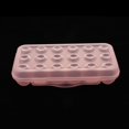 thumbnail image 1 of Del Huevo Del Pollo El Refrigerador De De De Almacenamiento Estante Los Cartones A Prueba De Polvo De Lidded, Puede Rosa claro BLESIY Soporte para huevos para refrigerador, 1 of 8