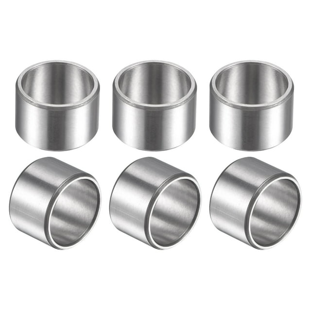 Unique Bargains 10mmx12mmx8mm Douille Roulements Acier Chromé Sans Huile 6 Pack