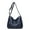 Blue 9R7, variant on ZZkhGO Soft Leather Multi Compartment Shoulder Bag, Adjustable Strap Ladies Crossbody Purse, Spacious Handbag with Front Pockets for Women