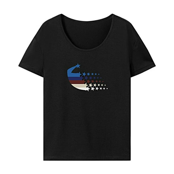 Camiseta de mujer con estilo de verano, cuello redondo, para senderismo, caminar, regalo para mujer SG