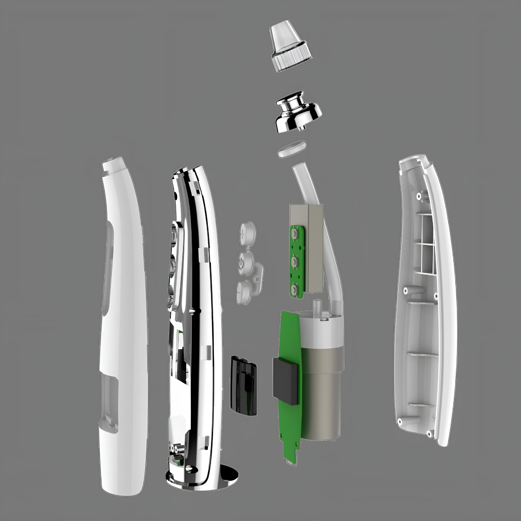 EXLEAF Probes USB Rechargeable Blackhead Vacuum Kit for Women Remover Skin Tag Face Tool