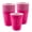 Bright Pink, variant on Amscan Go Brightly Plastic Cups, 18 Oz, Black, Pack Of 16 Cups