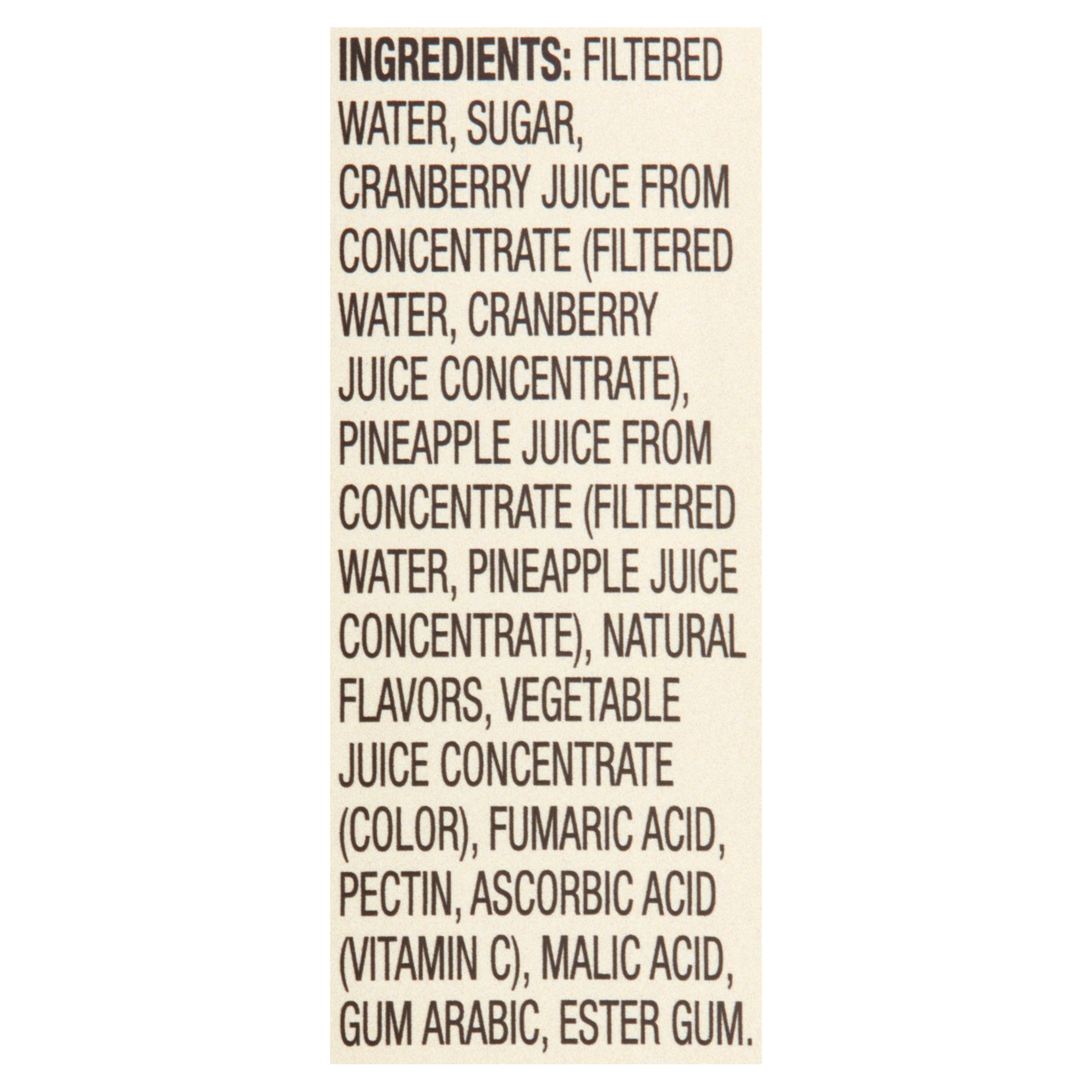 (6 pack) Great Value Cranberry Pineapple Juice Cocktail, 64 fl oz (Shelf Stable)