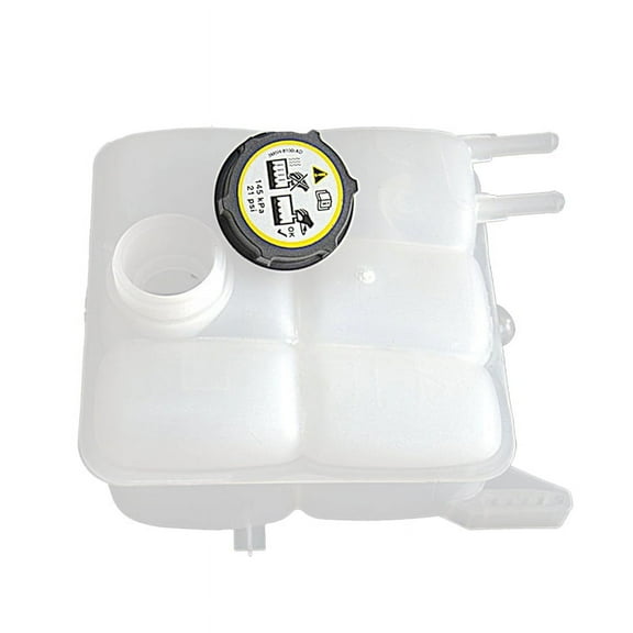 Radiator Coolant Expansion Tank Bottle Reservoir Cap Fit for Focus Mk2 2004-2011,1*Expansion Tank w/ Cap,white
