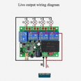 thumbnail image 5 of 4-Channel Wireless Remote Control Switch Receiver for 220V DC24V 315/433MHz Applications, 5 of 5