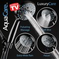 thumbnail image 6 of HotelSpa AquaCare AS-SEEN-ON-TV High Pressure 8-mode Handheld Shower Head - Antimicrobial Nozzles, Built-in Power Wash to Clean Tub, Tile & Pets, Extra Long 6 ft. Stainless Steel Hose, Wall & Overhead, 6 of 8