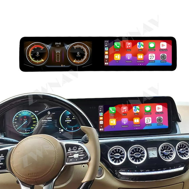 ZWNAV Update Qualcomm Android Radio For Mercedes-Benz S W221 W216 2005-2013 Car Auto Stereo GPS Navigation Multimedia Player Head Unit