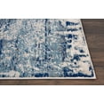 thumbnail image 4 of Nourison Maxell Abstract Ivory/Blue 2'2" x 7'6" Area Rug, (2x8), 4 of 7