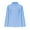 Blue, variant on Ayolanni Long Sleeve Women Shirts On Sale Plus Size Blue Solid Button-up Shirts Ladies Blouses L